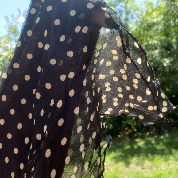 Vintage Jonathan Martin Silk Drop Waist Dress 12 - Picture 3 of 10